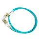 YC Cables YCH1084-05M-2-AQ Duplex Multimode Fiber Optic Cable - LC/LC, OM3, 10Gig, Aqua