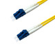 YC Cables YCH1082-01M Duplex Single Mode Fiber Optic Cable - LC/LC, 9/125, OS1, Yellow | American Cable Assemblies
