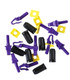 YC Cables YCRSL3.2P100-S2 Rackstuds Rack SERIES II Mounting System - PURPLE 2.7mm - 3.2mm  EASY INSTALL