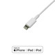 YC Cables YCGM-LT-6INCH MFi Lightning to USB A 2.0 Charging and Syncing Cable  (3 Lengths Available)