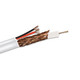YC Cables YCCBL-RG59S-500WT RG59 + 18/2 Siamese Cable