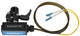 Camplex BLACKJACK-OP2 opticalCON DUO to Duplex (2) LC Breakout Adapter - Single Mode with Clamp | American Cable Assemblies