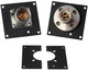 Camplex HY45-101-SPLIT Canare & LEMO SMPTE Plug & Jack Panel Mount Split Frame