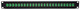 Camplex HF-OPRP-11 Patch Panel - 1RU 24-Port Preloaded with SC APC Simplex Single Mode Adapters - Green
