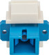 Camplex CMX-KP-3003 Keystone Coupler - Fiber Optic SC to SC Simplex Single Mode-Blue and White