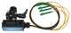 Camplex BLACKJACK-OP11 opticalCON QUAD APC to Four (4) LC/APC Breakout Adapter - Single Mode with Clamp | American Cable Assemblies