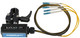 Camplex BLACKJACK-OP4 opticalCON QUAD to Four (4) LC Breakout Adapter - Single Mode with Clamp | American Cable Assemblies