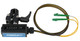 Camplex BLACKJACK-OP9 opticalCON DUO APC to Duplex (2) LC/APC Breakout Adapter - Single Mode with Clamp | American Cable Assemblies