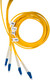 Camplex CMX-CWDM-3C5557 3 Channel CWDM Multiplexer/Demultiplexer with LC Fiber Pigtails - 3 Foot