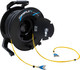 Camplex CMX-TFR04ST-0250 TiniFiber 4-Channel ST-Single Mode Armored Tactical Fiber Optic Snake on Reel - 250 Foot | American Cable Assemblies