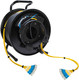 Camplex CMX-TFR12LC-0250 TiniFiber 12-Channel LC-Single Mode Armored Tactical Fiber Optic Snake on Reel - 250 Foot | American Cable Assemblies