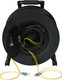 Camplex 2-Channel ST Single Mode Fiber Optic Tactical Snake on Reel - 250 Foot | American Cable Assemblies
