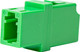 Camplex FOA-LC-LC-SS-APC LC to LC APC Fiber Adapter Simplex Single Mode - Green