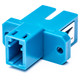 Camplex FOA-LC-SC LC to SC Single Mode Simplex Flanged Fiber Optic Coupler - Plastic