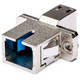 LC to SC Single Mode Simplex Flanged Fiber Optic Coupler Metal | American Cable Assemblies