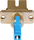 Camplex FOA-SCF-LCM SC Female to LC Male Single Mode Simplex Hybrid Adapter - Flanged
