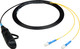 Camplex HF-OCL2S-LC-01 opticalCON DUO LITE to Dual LC Single Mode Fiber Optic Tactical Patch Cable - 1 Foot | American Cable Assemblies