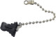 Camplex HF-SCDC-WC-25PK SC Fiber Connector Dust Cap with Metal Chain for Chassis - 25 Pack | American Cable Assemblies