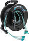 Camplex HF-TR04SCM3-0250 4-Channel SC Multimode OM3 Fiber Optic Tactical Reel - 250 Foot | American Cable Assemblies