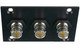 Camplex HYMOD-1R09 3 BNC Feedthru Module for 1RU HYMOD Systems