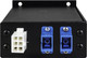Camplex HYMOD-1R23 45 Degree SMPTE EDW Jack to 2 SC UPC Fiber & 6-Pin AMP for 1RU HYMOD Systems