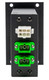 Camplex HYMOD-2R13 SMPTE FXW Plug to 2 SC APC Fiber & 6-Pin AMP for 2RU HYMOD Systems