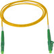 Camplex SMS9-ALC-ALC APC LC to APC LC Bend Tolerant Single Mode Simplex Fiber Patch Cable - Yellow
