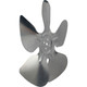 Orion Fans IMP-154-25 Metal Impeller, For OAM Open Frame Motor, 154mm x 25 Degree Pitch Angle | American Cable Assemblies