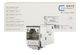 Metz Connect 130910-Z E-DAT modul Cat.6A 8(8) jack, (12 pcs) | American Cable Assemblies