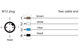 Metz Connect. M12 Sensor/actuator cable, A-coded, M12 plug straight - free line end, unshielded, 4-pole, PUR