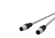 Metz Connect  M12 Sensor/actuator cable, A-coded, M12 plug straight - M12 plug straight, unshielded, 4-pole, PVC | American Cable Assemblies