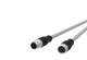 Metz Connect  M12 Sensor/actuator cable, A-coded,
M12 plug straight - M12 jack straight,
shielded, 4-pole, PVC-C | American Cable Assemblies