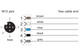 Metz Connect. M12 Sensor/actuator cable, A-coded, M12 jack straight - free line end, shielded, 5-pole, PVC-C