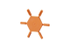 Metz Connect 720243-01-3 Coding star orange | American Cable Assemblies
