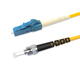American Cable Assemblies #40627 LC UPC to ST UPC Simplex OS2 Single Mode PVC (OFNR) 2.0mm Tight-Buffered Fiber Optic Patch Cable