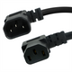 Iron Box IBX-6423-XX C14 Left Angle to C13 Left Angle Power Cords, 10A, 250V, 18/3 SJT | American Cable Assemblies