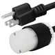 Iron Box IBX-5185-X 5-15P to L14-30R Plug Adapter Power Cord | American Cable Assemblies Iron Box IBX-5185-X 5-15P to L14-30R Plug Adapter Power Cord | American Cable Assemblies