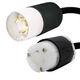 Iron Box IBX-1953 CS Style CS6361C to NEMA L5-20R Locking Plug Adapter Power Cord | American Cable Assemblies