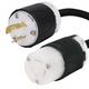 Iron Box IBX-6216 L5-20P to L5-15R Plug Adapter Power Cord | American Cable Assemblies