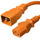 Iron Box IBX-1622-XX C20 to C13 Power Cords, Orange, 15A, 250V, 14/3 SJT | American Cable Assemblies