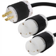 Iron Box IBX-79911-10 L14-20P to 2x L6-30R Splitter Power Cords | American Cable Assemblies