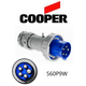 Iron Box AH560P9W Cooper 560P9W Plug   60A, 220V  250V 4-Pole / 5-Wire, IEC60309 | American Cable Assemblies