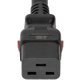 zLock-zC20-12-aC19-0.6m -  zLock Power Cord, Locking C20 to Locking C19, 12AWG x 0.6Meter, BLACK | American Cable Assemblies