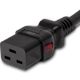 zLock-zC20-12-aC19-2.5m -  zLock Power Cord, Locking C20 to Locking C19, 12AWG x 2.5 Meter, BLACK | American Cable Assemblies