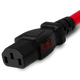 zLock-zC14-14-aC13-1.2mRD -  zLock Power Cord, Locking C14 to Locking C13, 14AWG x 1.2Meter, RED | American Cable Assemblies