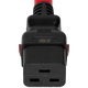 zLock-zC20-12-aC19-2mRD -  zLock Power Cord, Locking C20 to Locking C19, 12AWG x 2Meter, RED | American Cable Assemblies
