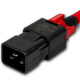 zLock-zC20-12-aC19-2mRD -  zLock Power Cord, Locking C20 to Locking C19, 12AWG x 2Meter, RED | American Cable Assemblies