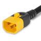 VL1413-A-018 - 1.5FT Black V-Lock IEC320 C14 Locking to IEC320 C13 Locking 10A 250V | American Cable Assemblies