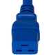 14K19-H-048-BLU - 4FT Blue Secure-Lock/P-Lock IEC320 C14 Locking to IEC320 C19 15A 250V | American Cable Assemblies