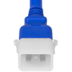 20K19-J-120-BLU - 10FT Blue Secure-Lock/P-Lock IEC320 C20 Locking to IEC320 C19 20A 250V | American Cable Assemblies